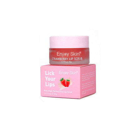 New & updated strawberry Lip Scrub Vegan Exfoliating Envase Para Sugar Pink Lip Scrub