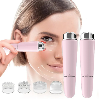 4 In 1 Electric Facial Massager Micro Vibration Eye Beauty Instrument For Relax Eye Dark Circles Eye Bags Puffiness Eye Massage